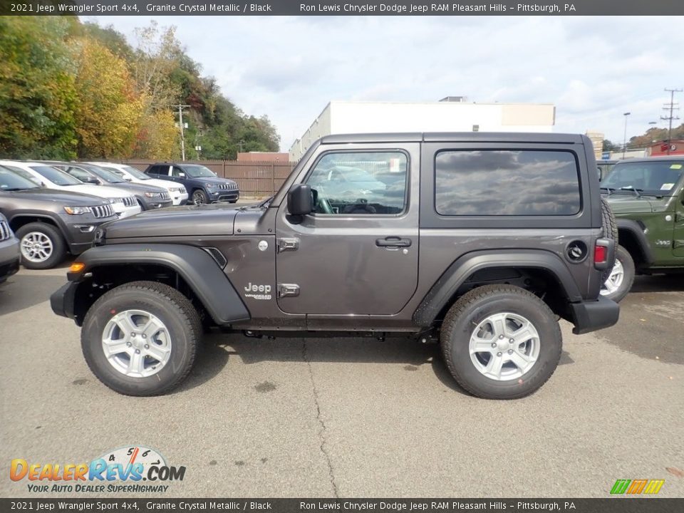 2021 Jeep Wrangler Sport 4x4 Granite Crystal Metallic / Black Photo #7