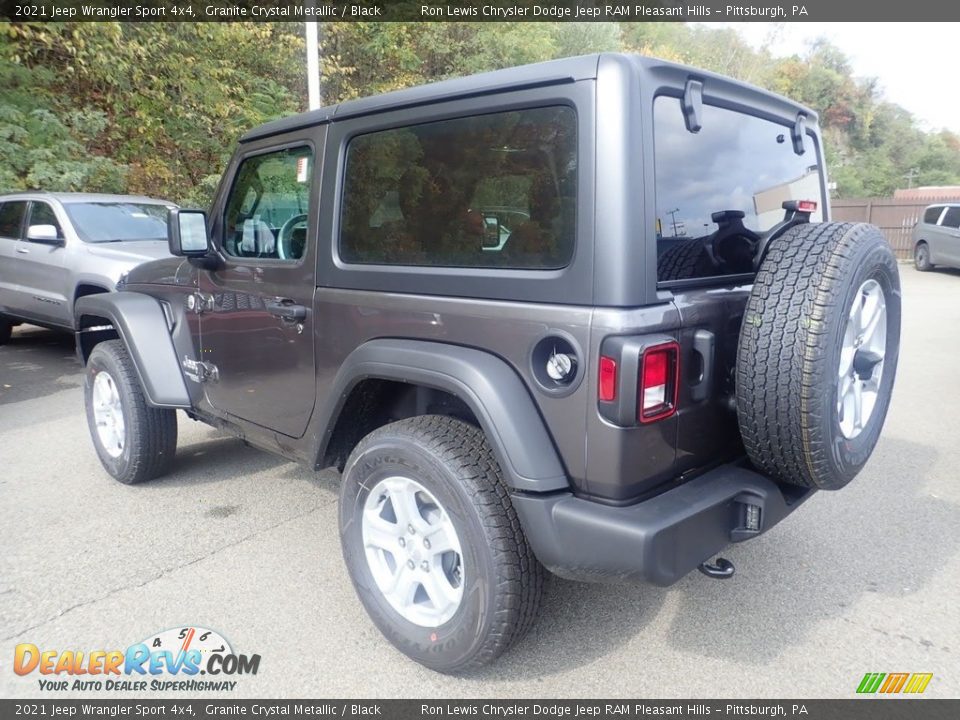 2021 Jeep Wrangler Sport 4x4 Granite Crystal Metallic / Black Photo #8