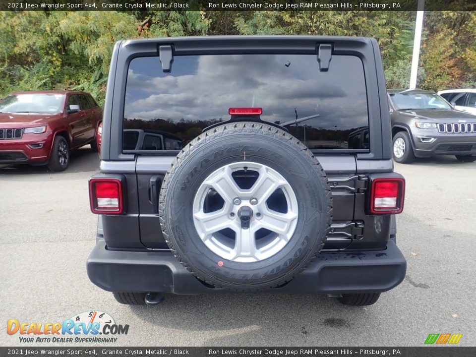 2021 Jeep Wrangler Sport 4x4 Granite Crystal Metallic / Black Photo #10