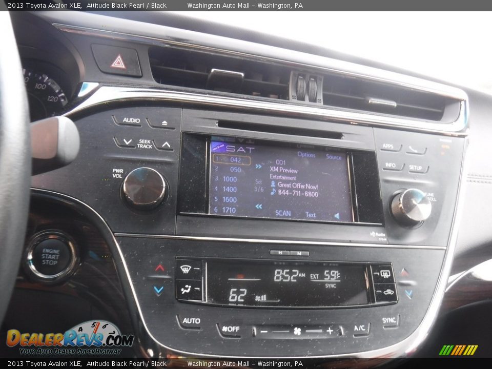 2013 Toyota Avalon XLE Attitude Black Pearl / Black Photo #3