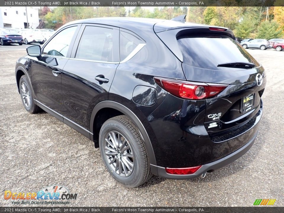 2021 Mazda CX-5 Touring AWD Jet Black Mica / Black Photo #6