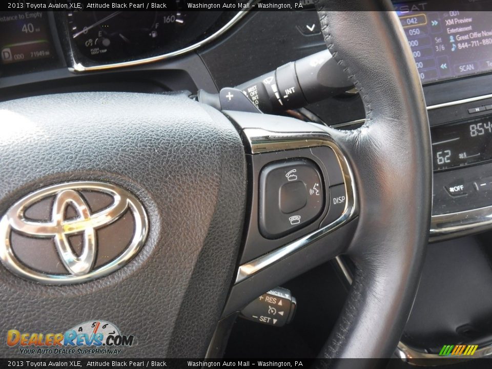 2013 Toyota Avalon XLE Attitude Black Pearl / Black Photo #7