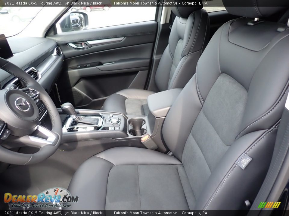 Black Interior - 2021 Mazda CX-5 Touring AWD Photo #11