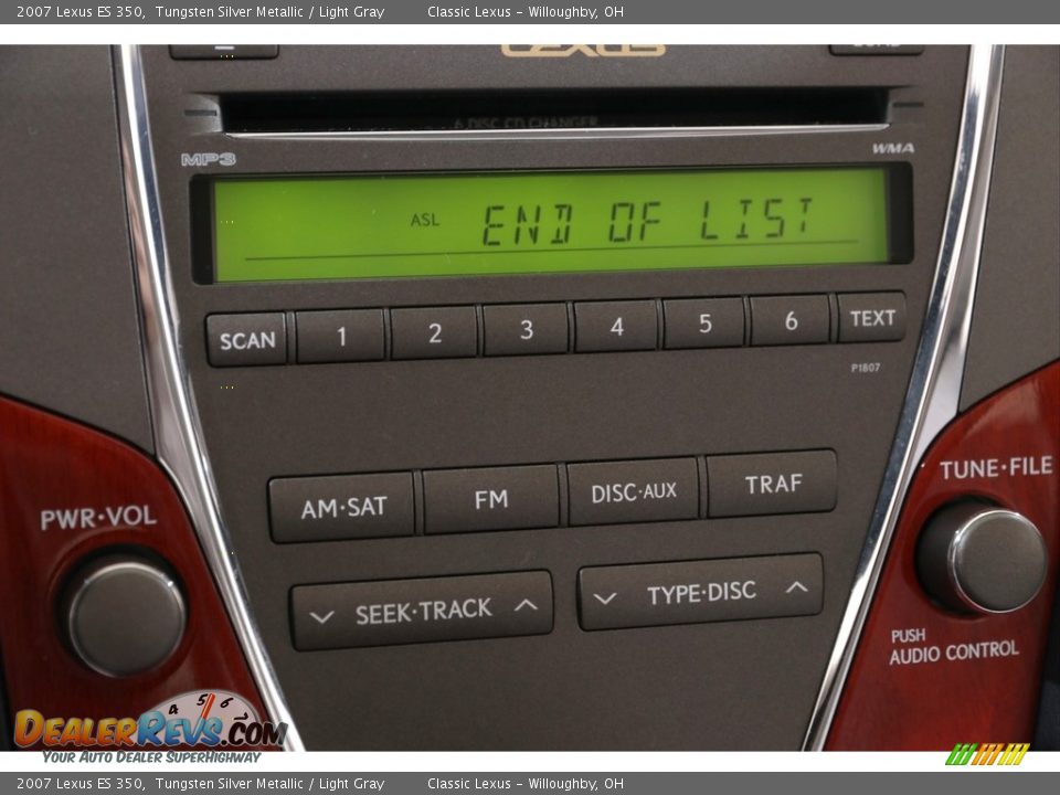 2007 Lexus ES 350 Tungsten Silver Metallic / Light Gray Photo #14