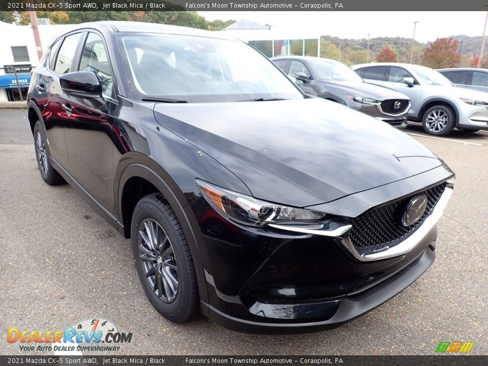 Jet Black Mica 2021 Mazda CX-5 Sport AWD Photo #3