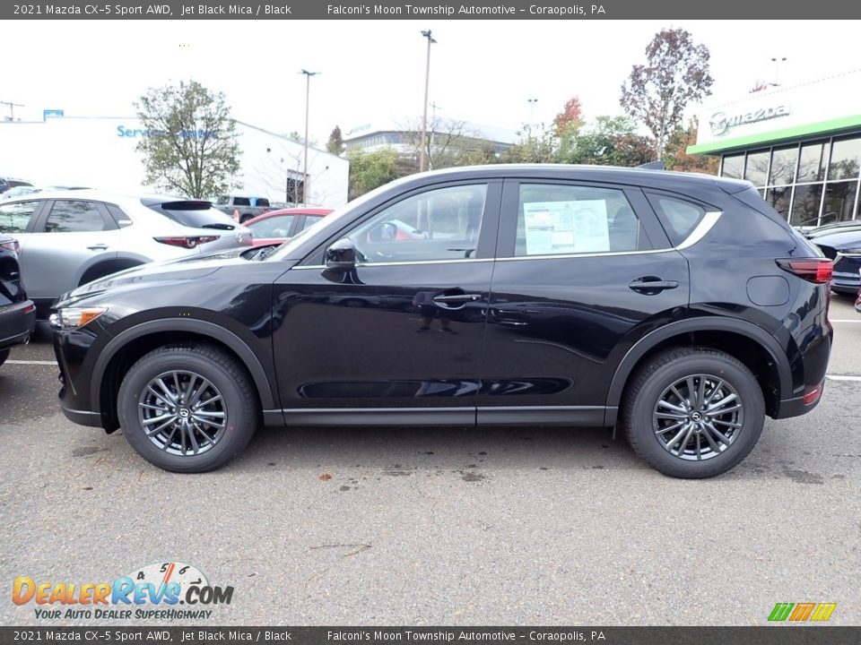 Jet Black Mica 2021 Mazda CX-5 Sport AWD Photo #5