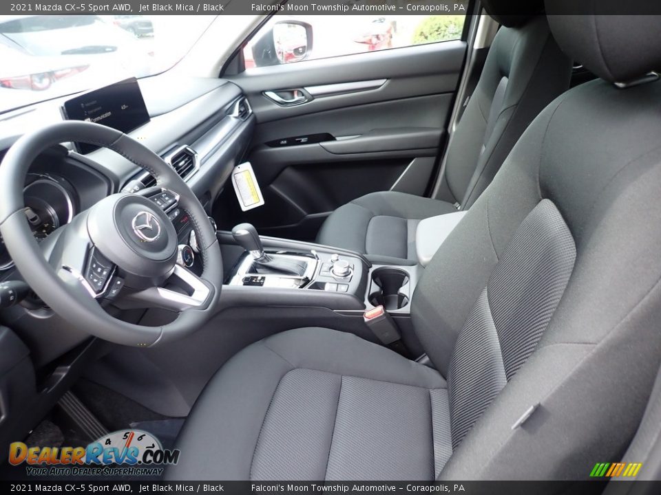 Black Interior - 2021 Mazda CX-5 Sport AWD Photo #10