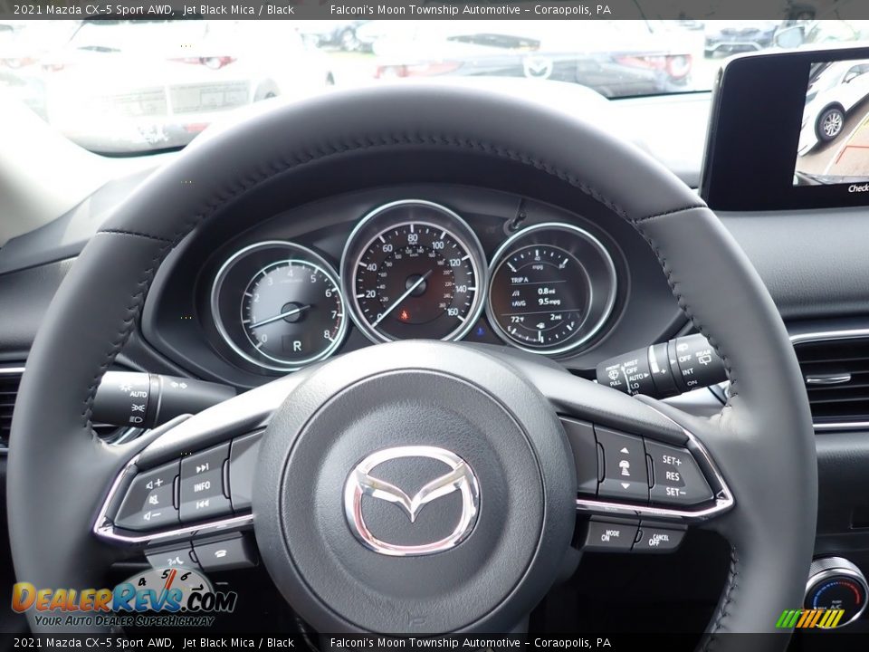 2021 Mazda CX-5 Sport AWD Steering Wheel Photo #15