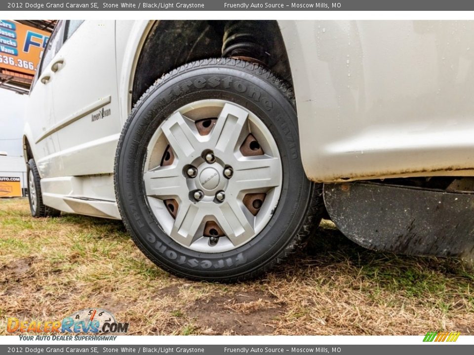 2012 Dodge Grand Caravan SE Stone White / Black/Light Graystone Photo #2