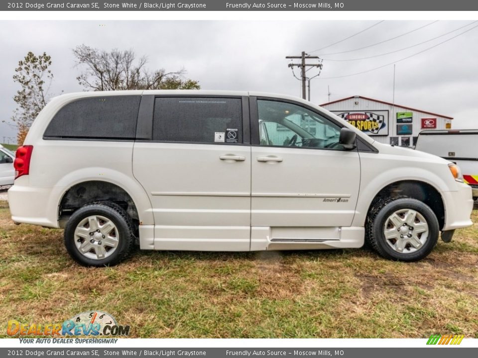 2012 Dodge Grand Caravan SE Stone White / Black/Light Graystone Photo #3