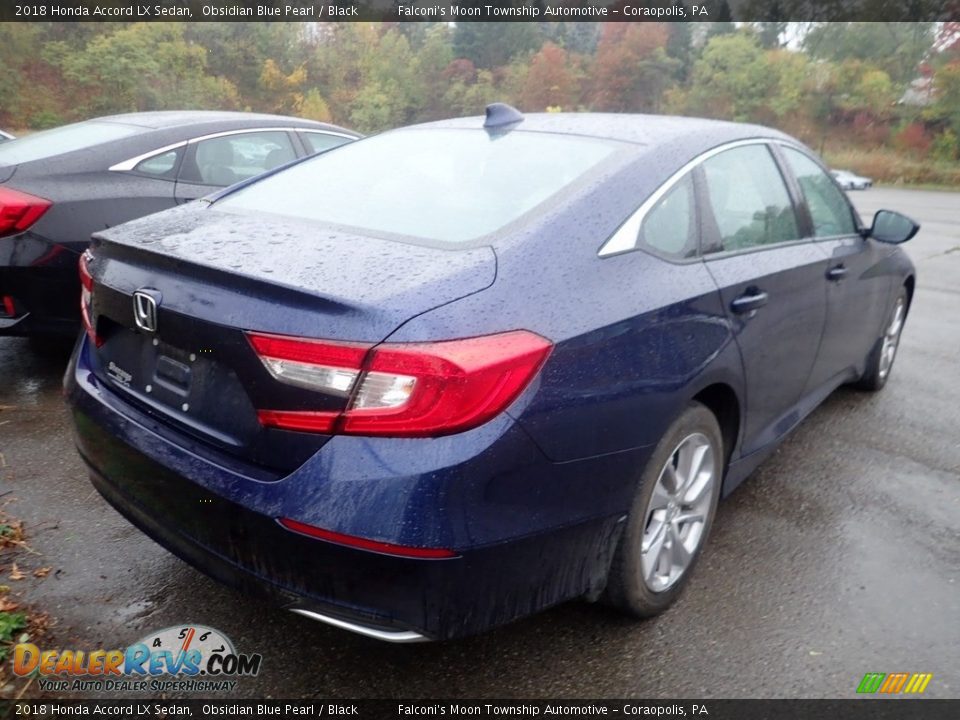 2018 Honda Accord LX Sedan Obsidian Blue Pearl / Black Photo #3