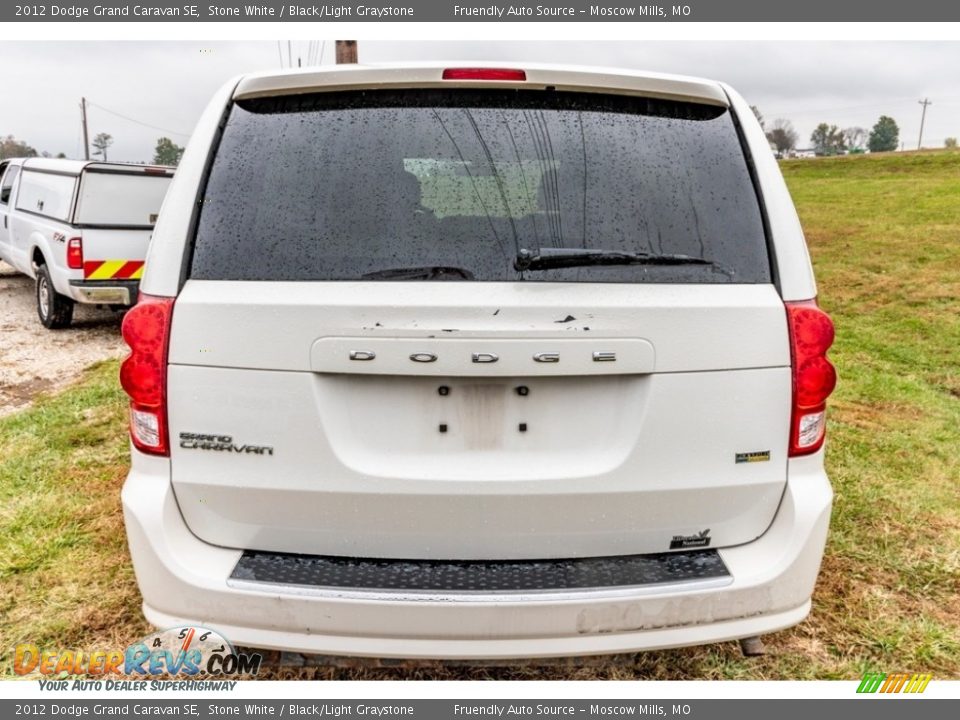 2012 Dodge Grand Caravan SE Stone White / Black/Light Graystone Photo #5