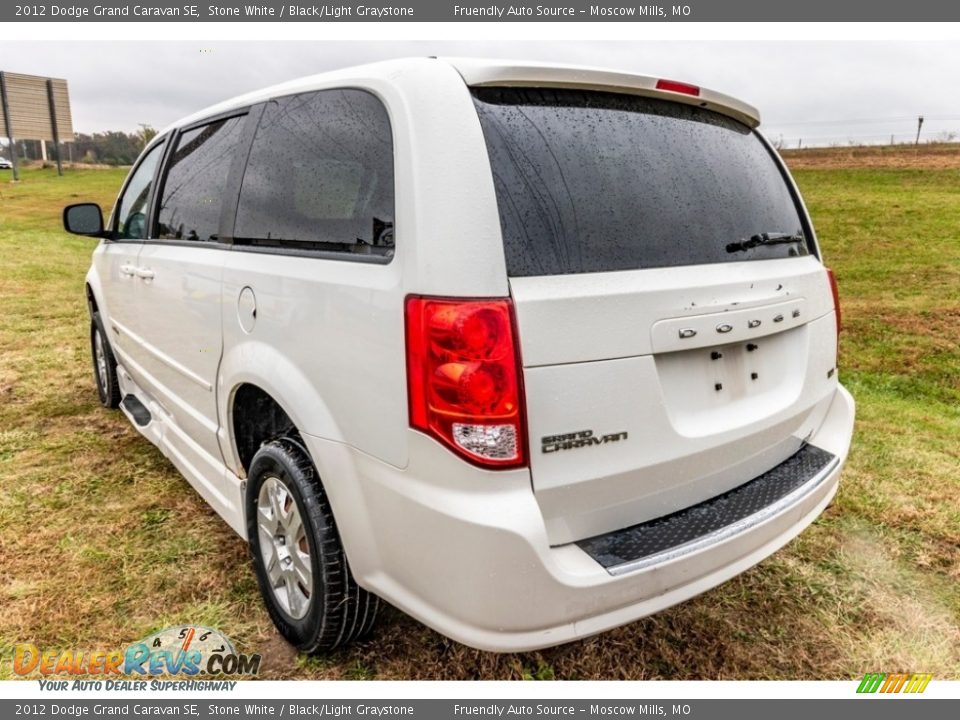 2012 Dodge Grand Caravan SE Stone White / Black/Light Graystone Photo #6