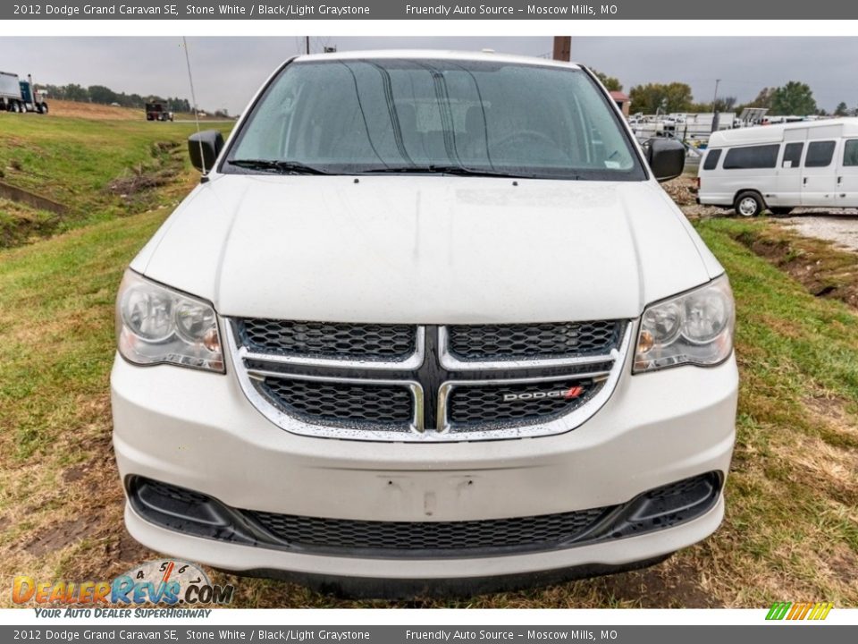 2012 Dodge Grand Caravan SE Stone White / Black/Light Graystone Photo #9