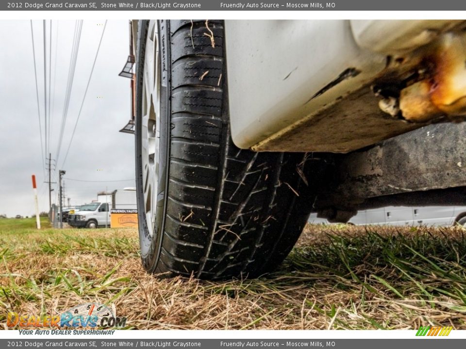 2012 Dodge Grand Caravan SE Stone White / Black/Light Graystone Photo #12