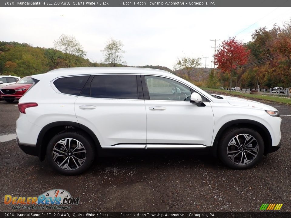 2020 Hyundai Santa Fe SEL 2.0 AWD Quartz White / Black Photo #1