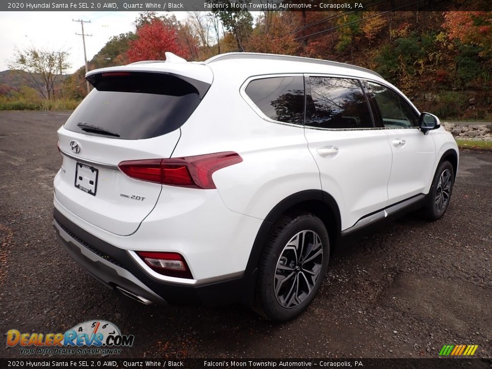 2020 Hyundai Santa Fe SEL 2.0 AWD Quartz White / Black Photo #2