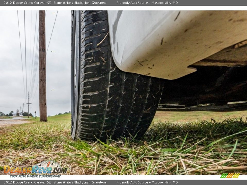 2012 Dodge Grand Caravan SE Stone White / Black/Light Graystone Photo #15