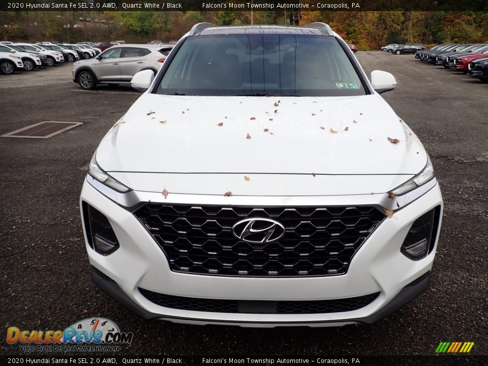 2020 Hyundai Santa Fe SEL 2.0 AWD Quartz White / Black Photo #4