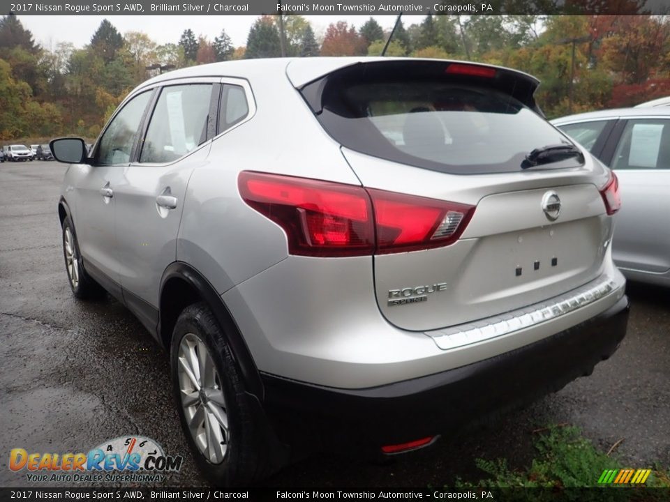 2017 Nissan Rogue Sport S AWD Brilliant Silver / Charcoal Photo #2