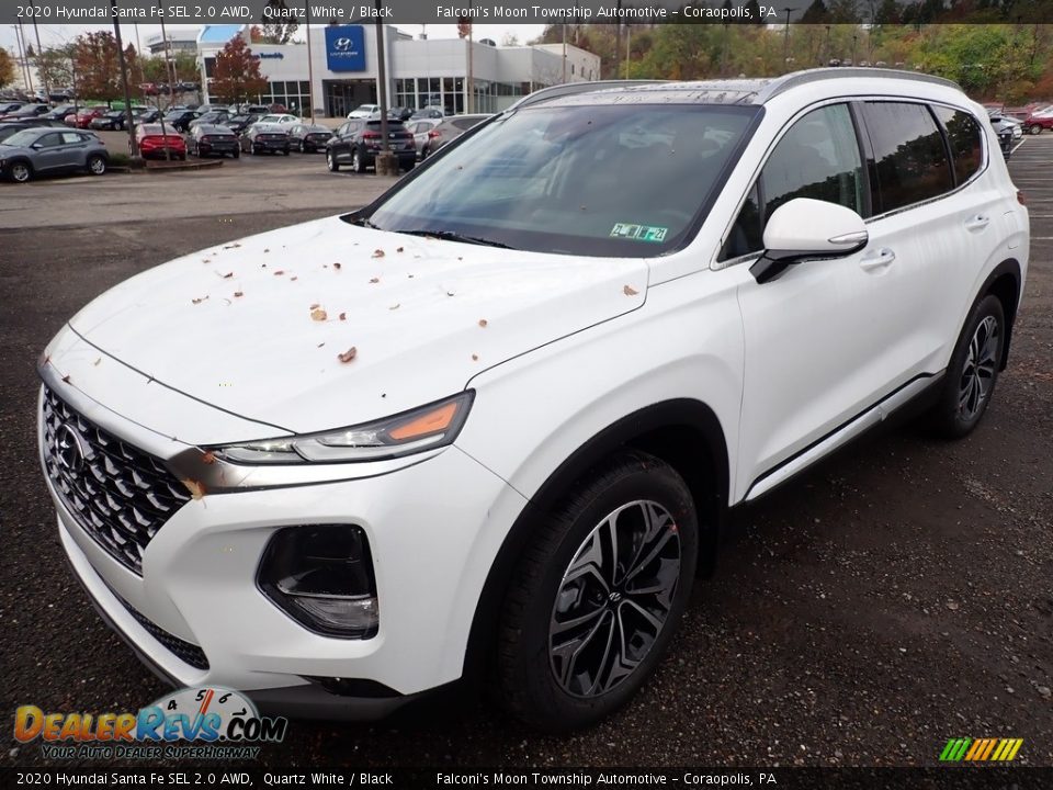 2020 Hyundai Santa Fe SEL 2.0 AWD Quartz White / Black Photo #5