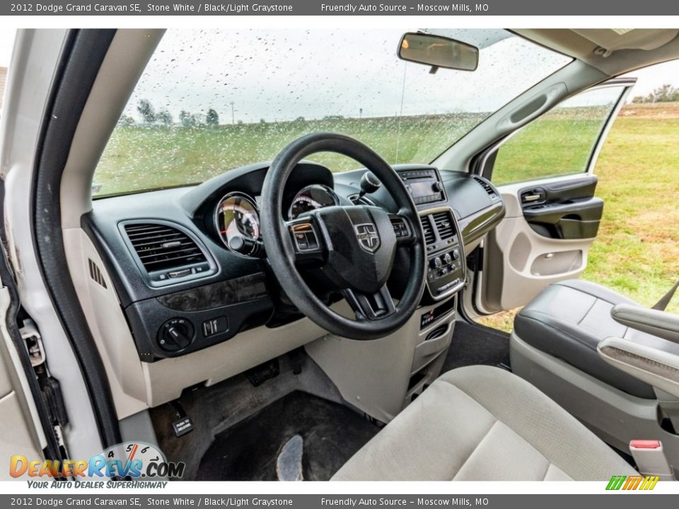 2012 Dodge Grand Caravan SE Stone White / Black/Light Graystone Photo #19