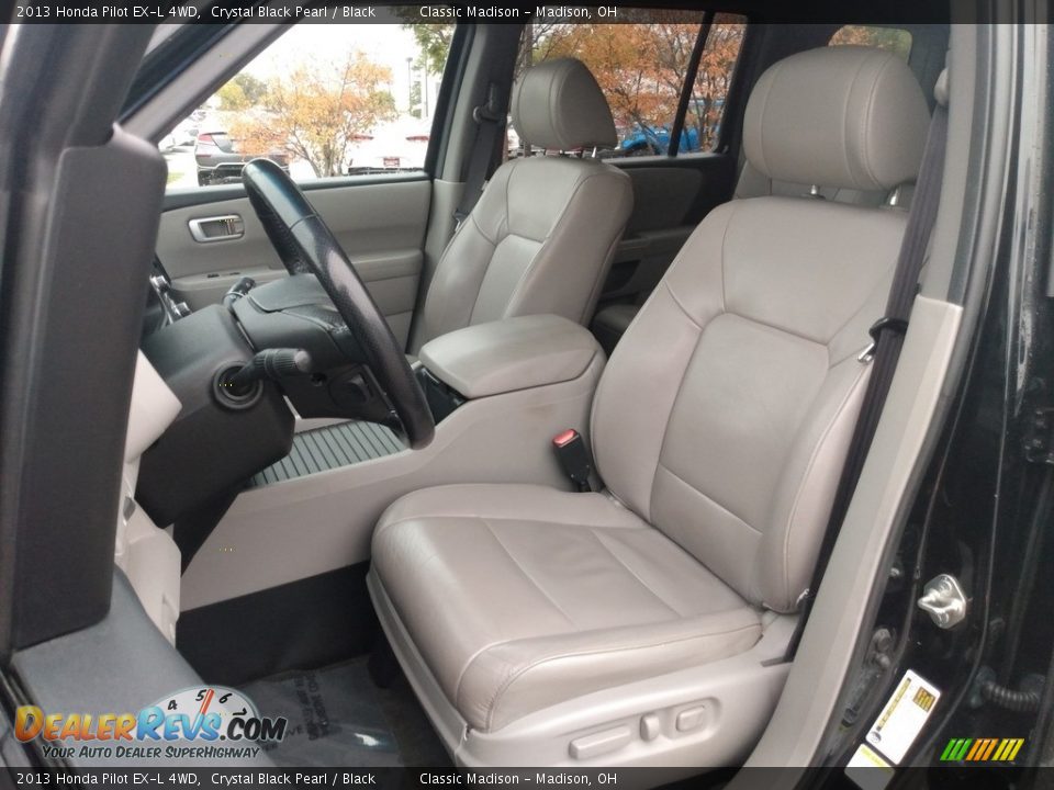 2013 Honda Pilot EX-L 4WD Crystal Black Pearl / Black Photo #2