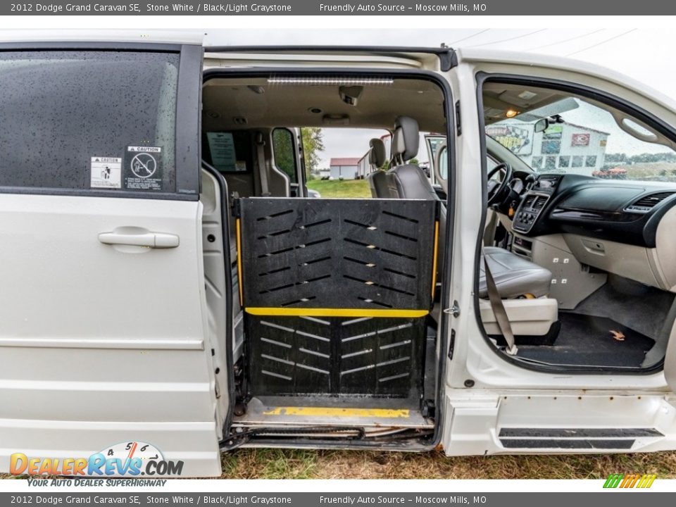 2012 Dodge Grand Caravan SE Stone White / Black/Light Graystone Photo #27