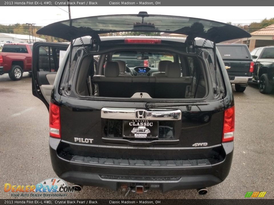 2013 Honda Pilot EX-L 4WD Crystal Black Pearl / Black Photo #8