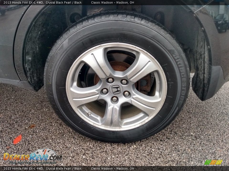 2013 Honda Pilot EX-L 4WD Crystal Black Pearl / Black Photo #9