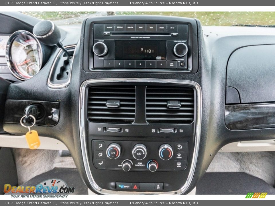 2012 Dodge Grand Caravan SE Stone White / Black/Light Graystone Photo #33