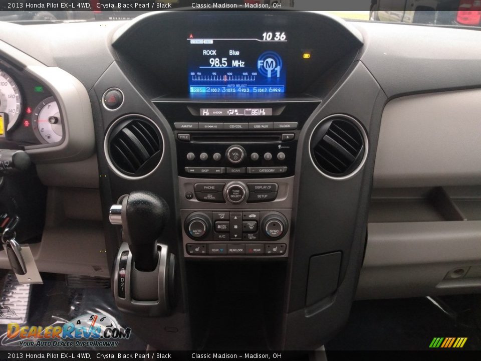 2013 Honda Pilot EX-L 4WD Crystal Black Pearl / Black Photo #14