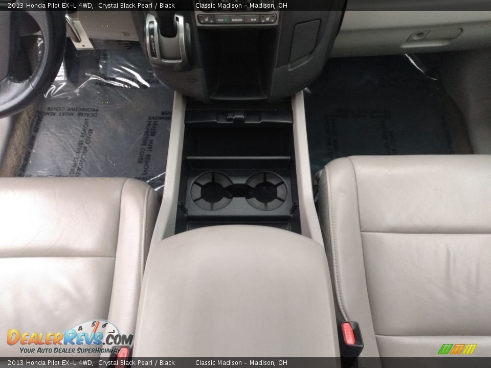 2013 Honda Pilot EX-L 4WD Crystal Black Pearl / Black Photo #16