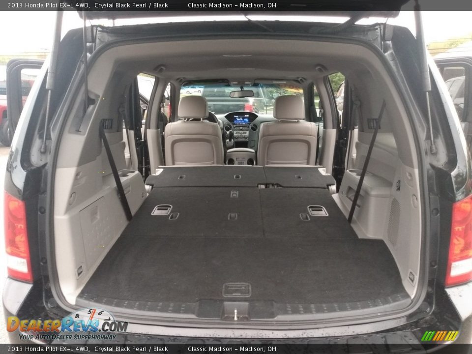 2013 Honda Pilot EX-L 4WD Crystal Black Pearl / Black Photo #20