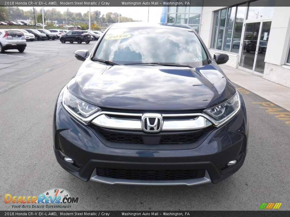 2018 Honda CR-V EX-L AWD Modern Steel Metallic / Gray Photo #5