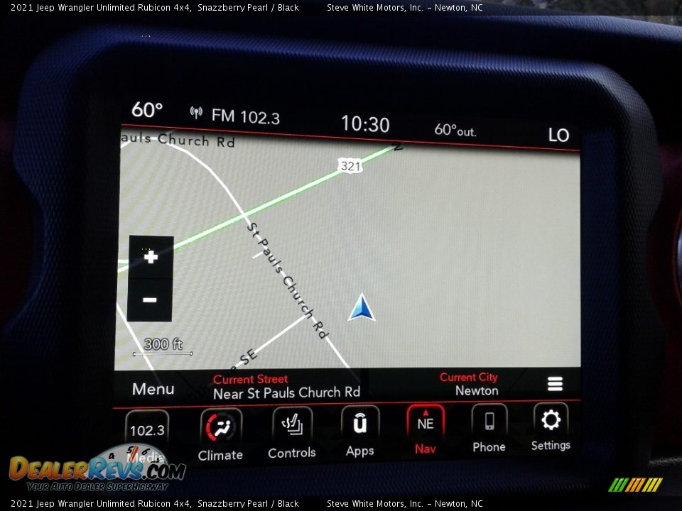 Navigation of 2021 Jeep Wrangler Unlimited Rubicon 4x4 Photo #25