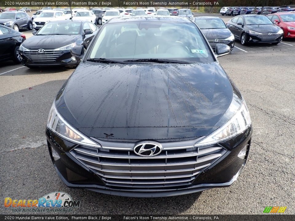 2020 Hyundai Elantra Value Edition Phantom Black / Beige Photo #4