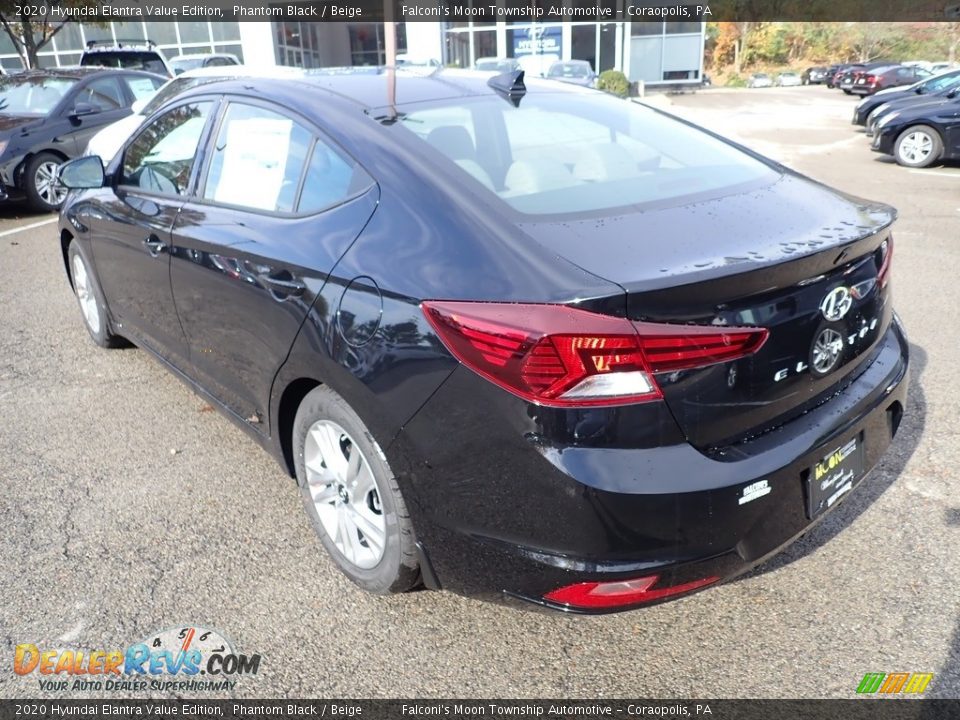 2020 Hyundai Elantra Value Edition Phantom Black / Beige Photo #6