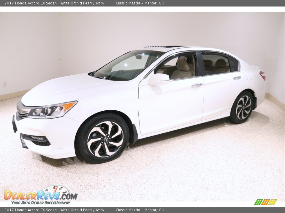 2017 Honda Accord EX Sedan White Orchid Pearl / Ivory Photo #3