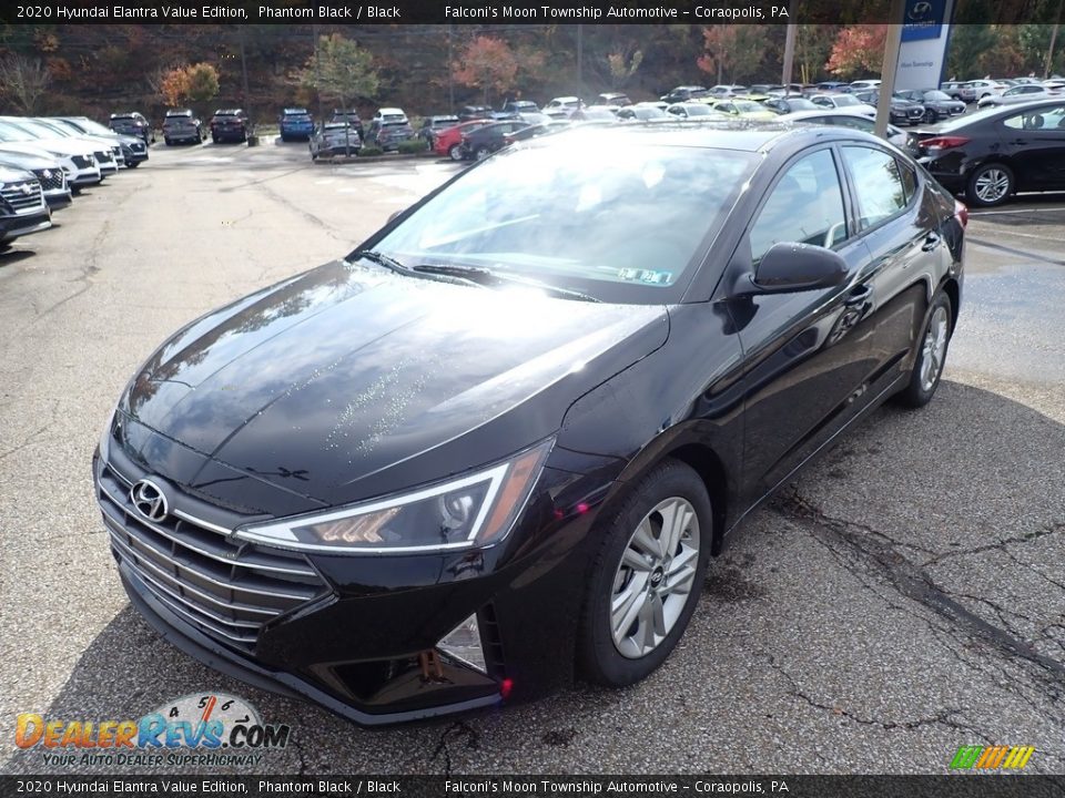 2020 Hyundai Elantra Value Edition Phantom Black / Black Photo #4