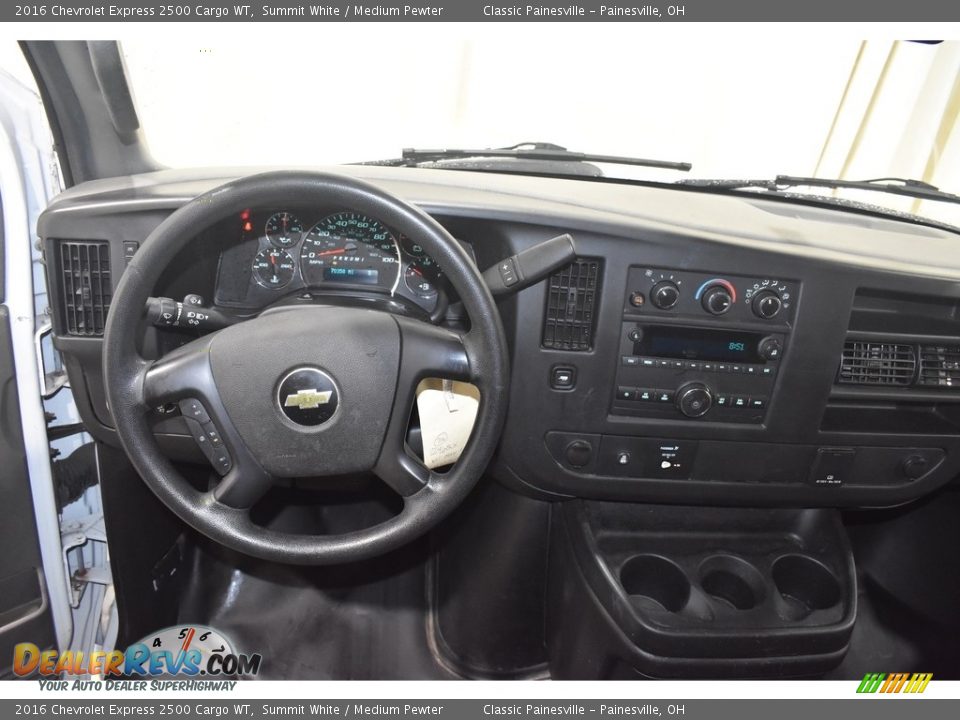 2016 Chevrolet Express 2500 Cargo WT Summit White / Medium Pewter Photo #13