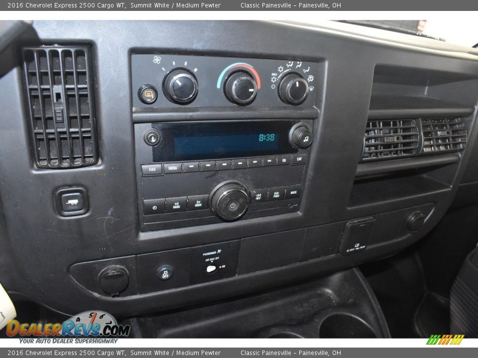 2016 Chevrolet Express 2500 Cargo WT Summit White / Medium Pewter Photo #14