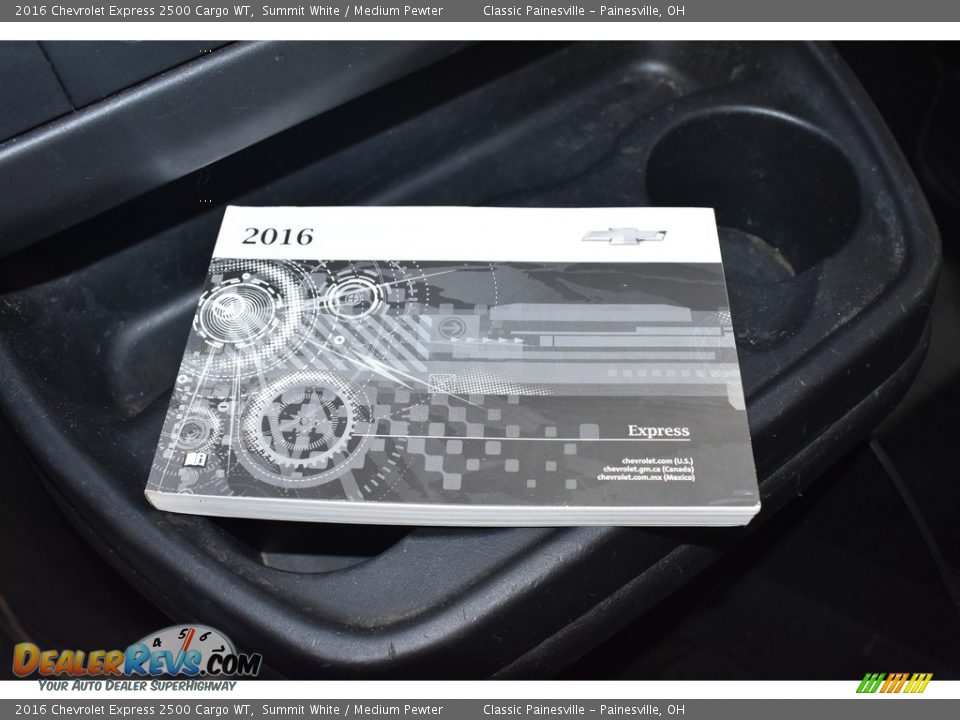 2016 Chevrolet Express 2500 Cargo WT Summit White / Medium Pewter Photo #16