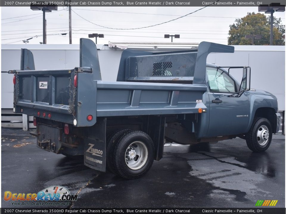 Blue Granite Metallic 2007 Chevrolet Silverado 3500HD Regular Cab Chassis Dump Truck Photo #2