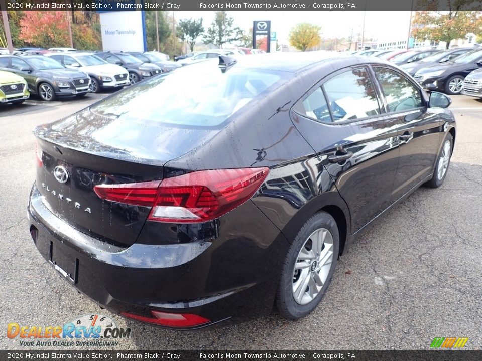 2020 Hyundai Elantra Value Edition Phantom Black / Gray Photo #2