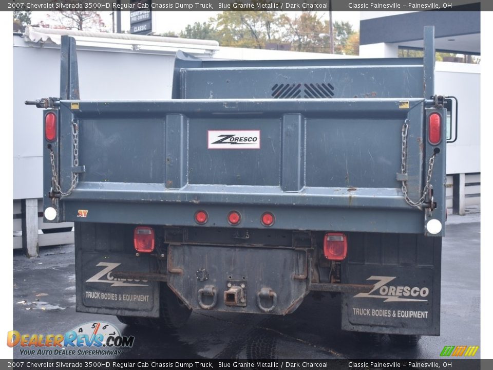2007 Chevrolet Silverado 3500HD Regular Cab Chassis Dump Truck Blue Granite Metallic / Dark Charcoal Photo #3