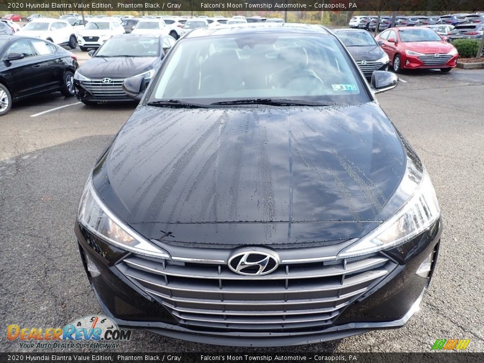 2020 Hyundai Elantra Value Edition Phantom Black / Gray Photo #4
