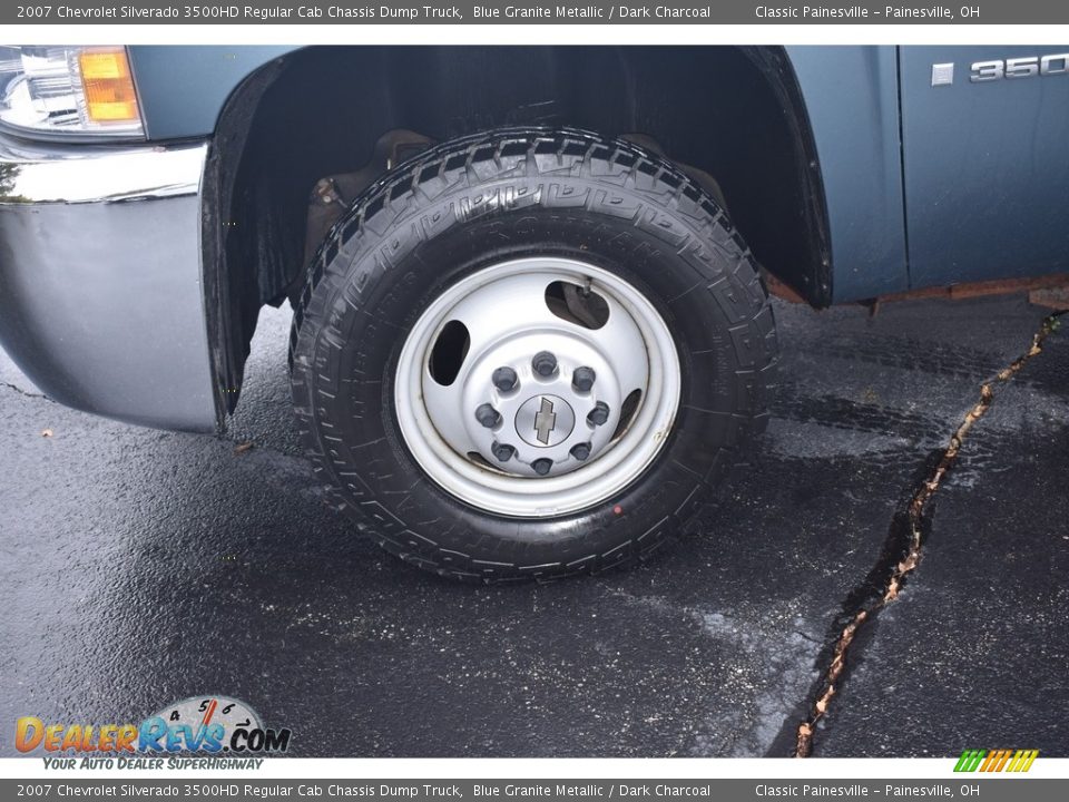 2007 Chevrolet Silverado 3500HD Regular Cab Chassis Dump Truck Blue Granite Metallic / Dark Charcoal Photo #5