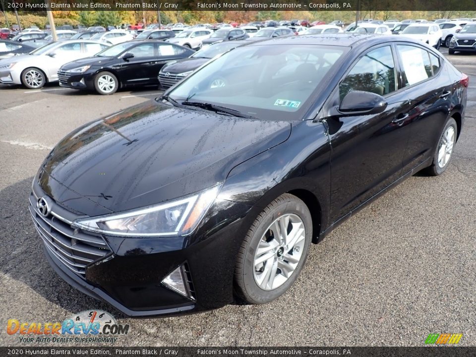 2020 Hyundai Elantra Value Edition Phantom Black / Gray Photo #5