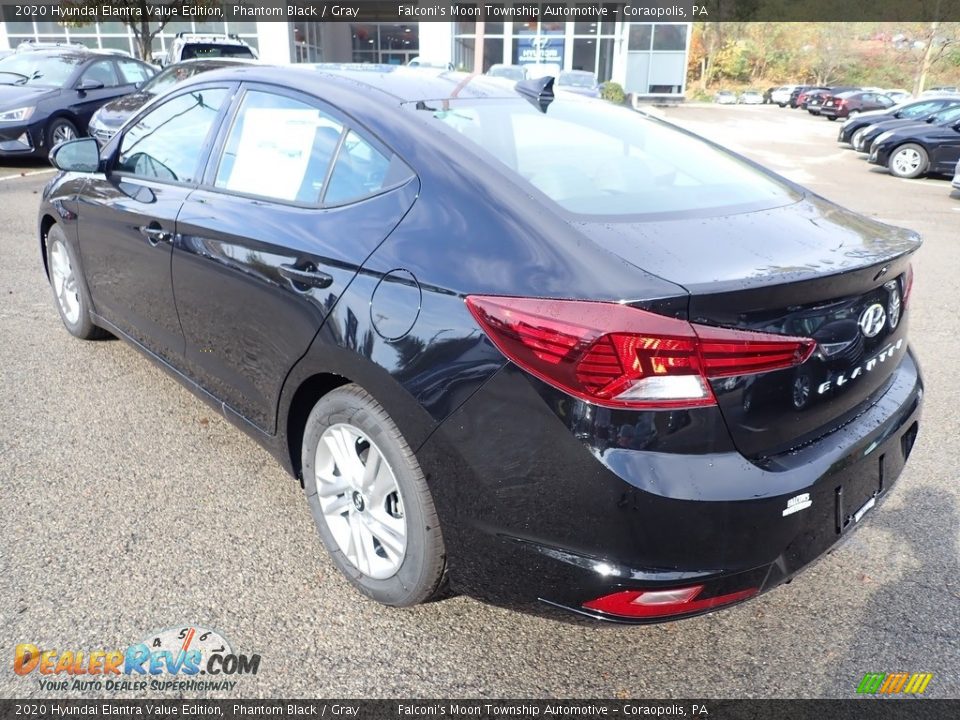 2020 Hyundai Elantra Value Edition Phantom Black / Gray Photo #6